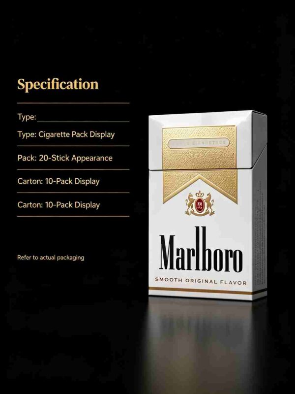 14 Marlboro Smooth Original Gold Pack Filter C25-白万美版