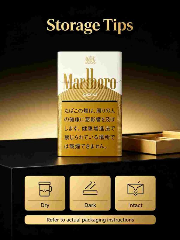 15 Marlboro Gold Box(Japan Duty Free) B06-日本金万宝路正品
