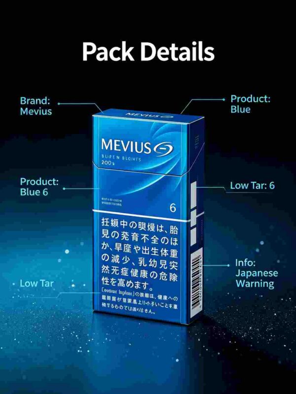 6 MEVIUS SUPER LIGHTS 6mg C18