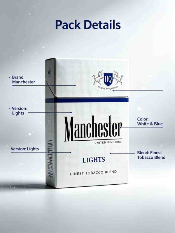 6 Manchester lights C22-四角白曼